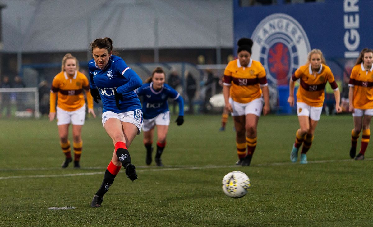 Rangers' three-goal Lizzie Arnott