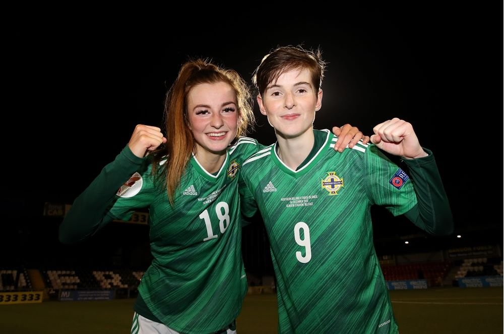 First sisters to play together for Northern Ireland