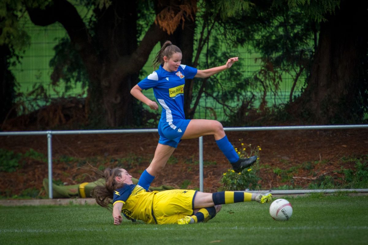 Welsh Premier Women;s league action