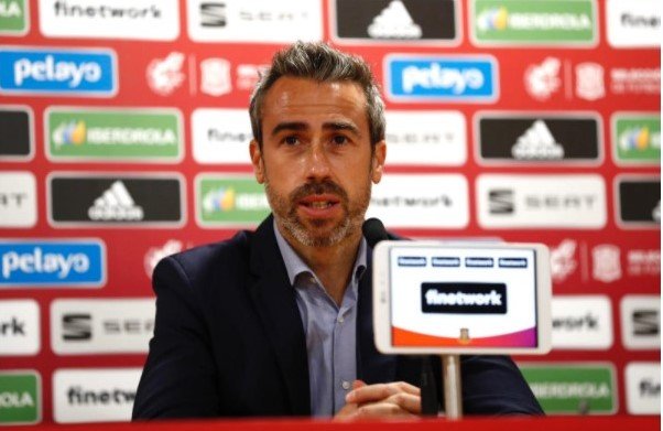 Spain's head coach. Jorge Vilda