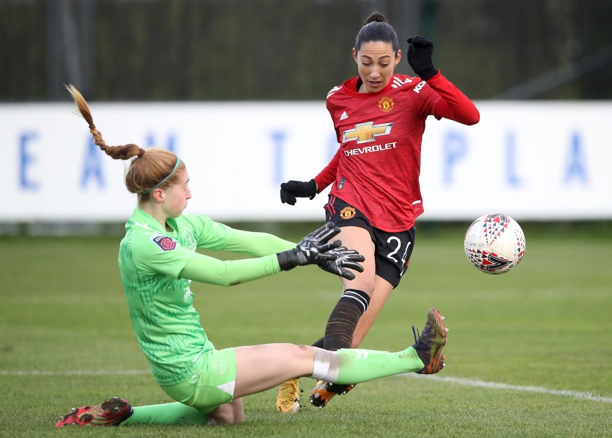 Manchester United's Christen Press 