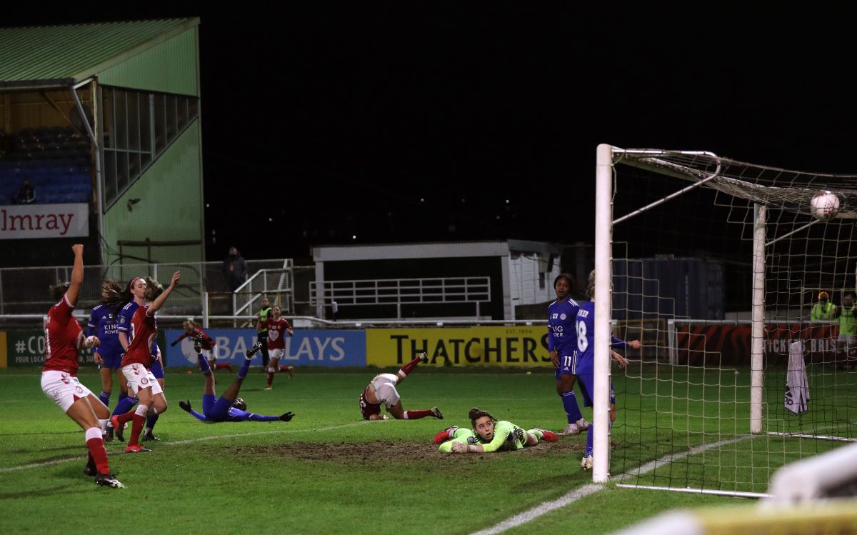 Bristol City's winning goal v Leicester City