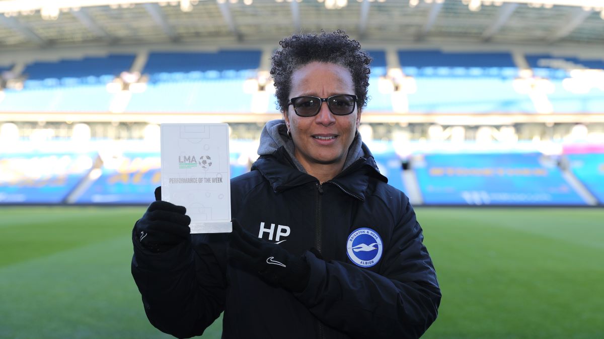 LMA Performance of the Week award winner, Hope Powell