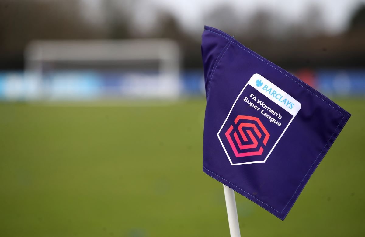 Barclays FA Women's Super League corner flag,