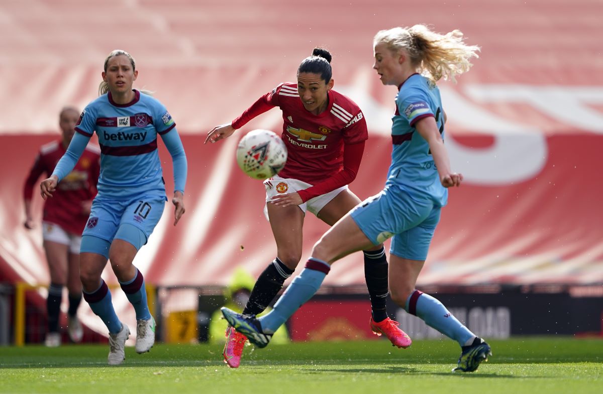 Man Utd's Christen Press got the second goal