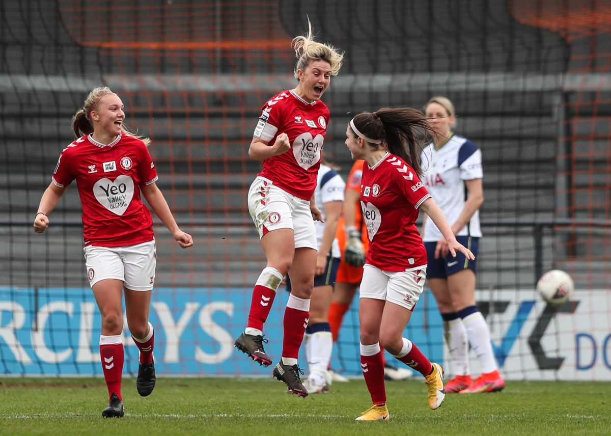 Gemma Davies equalised for Bristol City