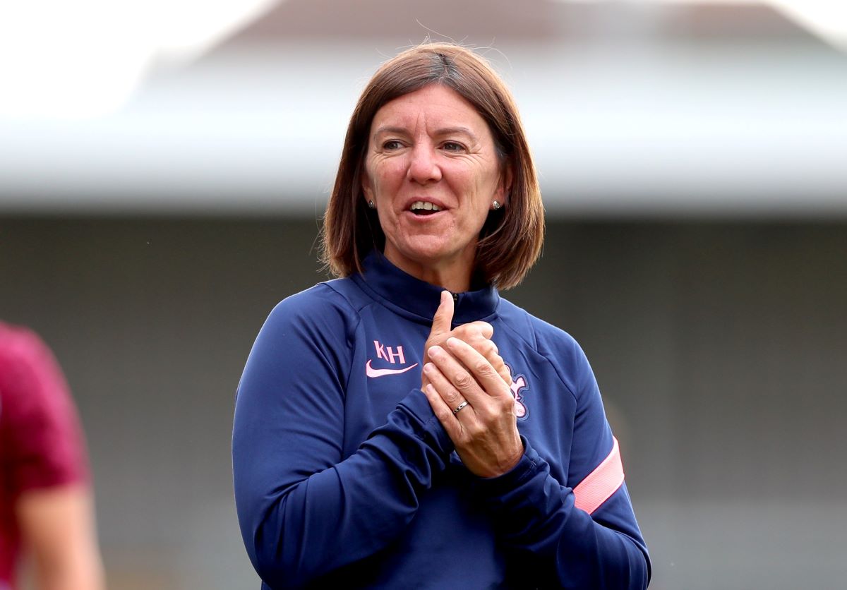 Charlton's new head coach, Karen Hills