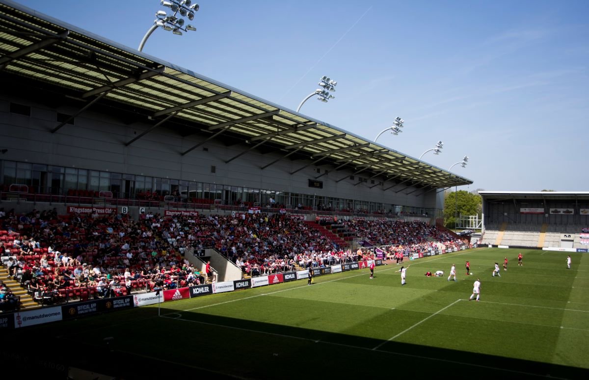 Leigh Sports Village crowd