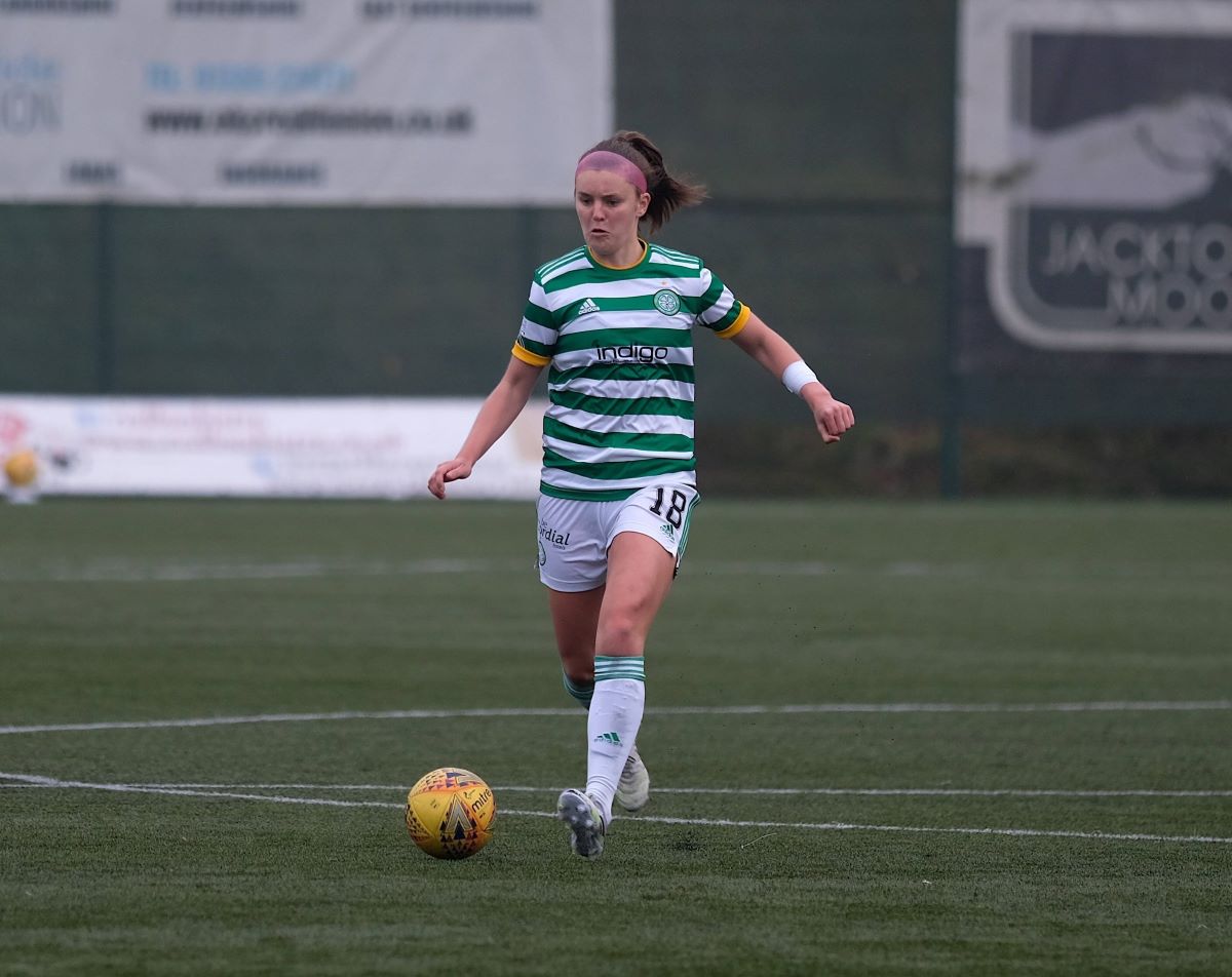 Celtic scorer Caitlin Hayes