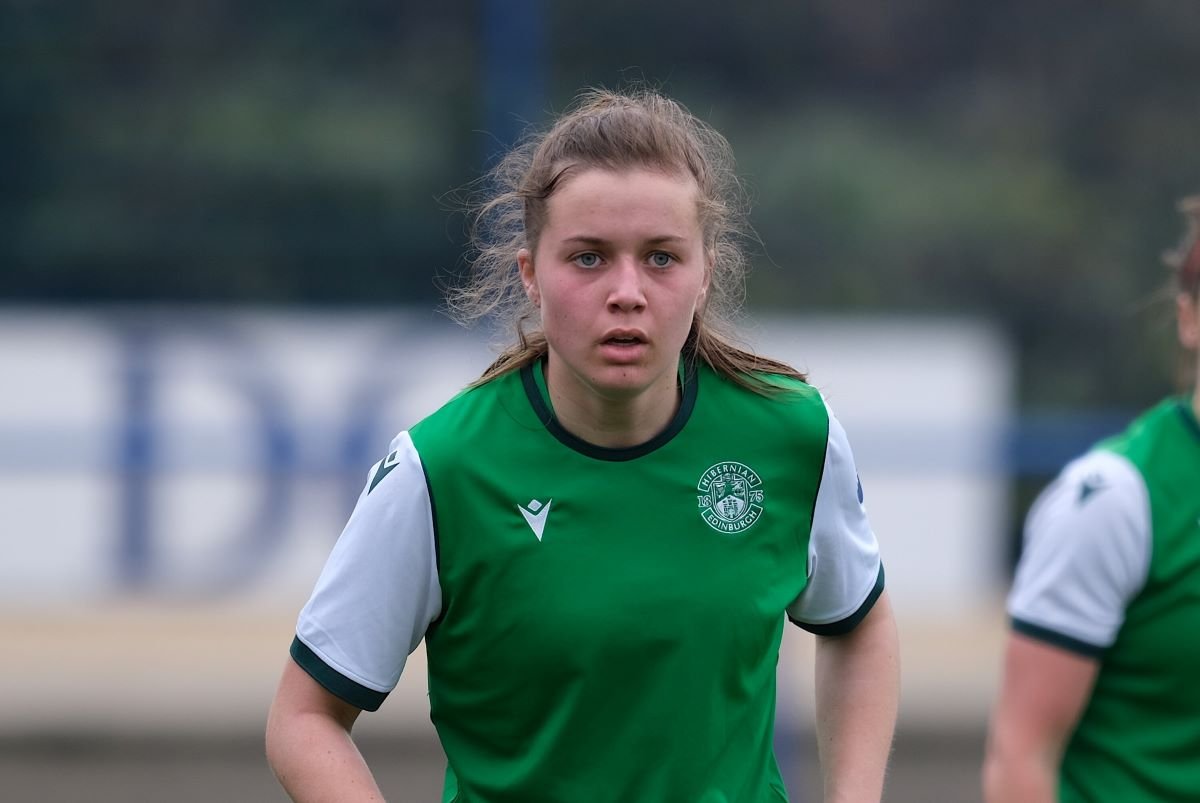 Hibs' two-goal EIlidh Adams