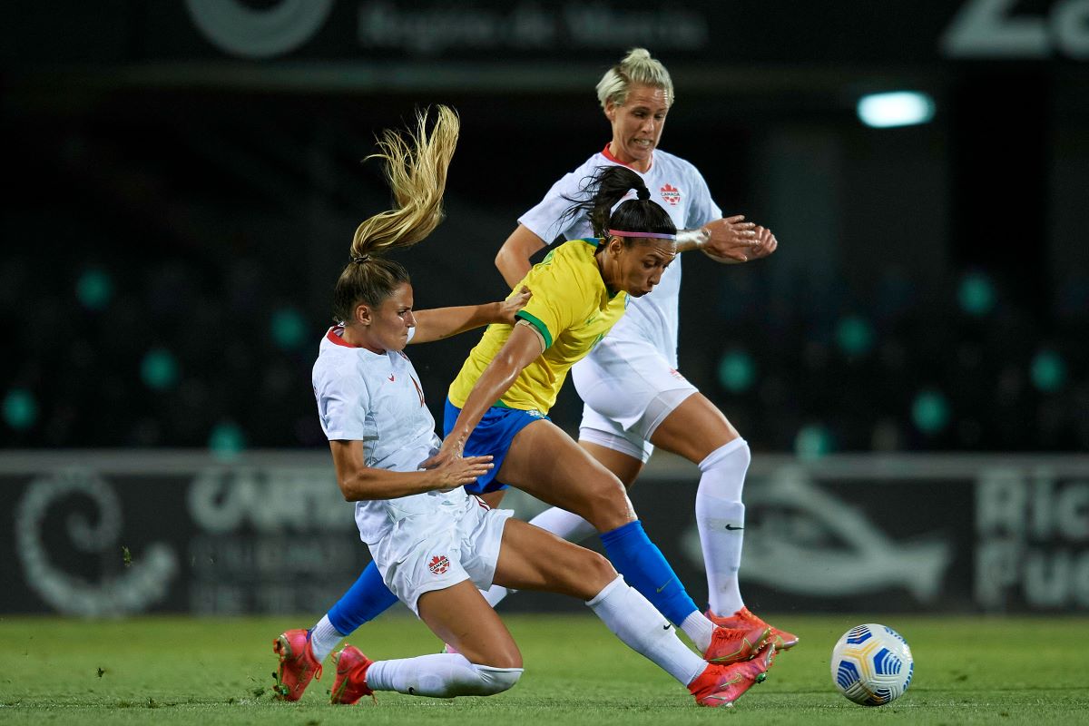 Canada goalless with Brazil