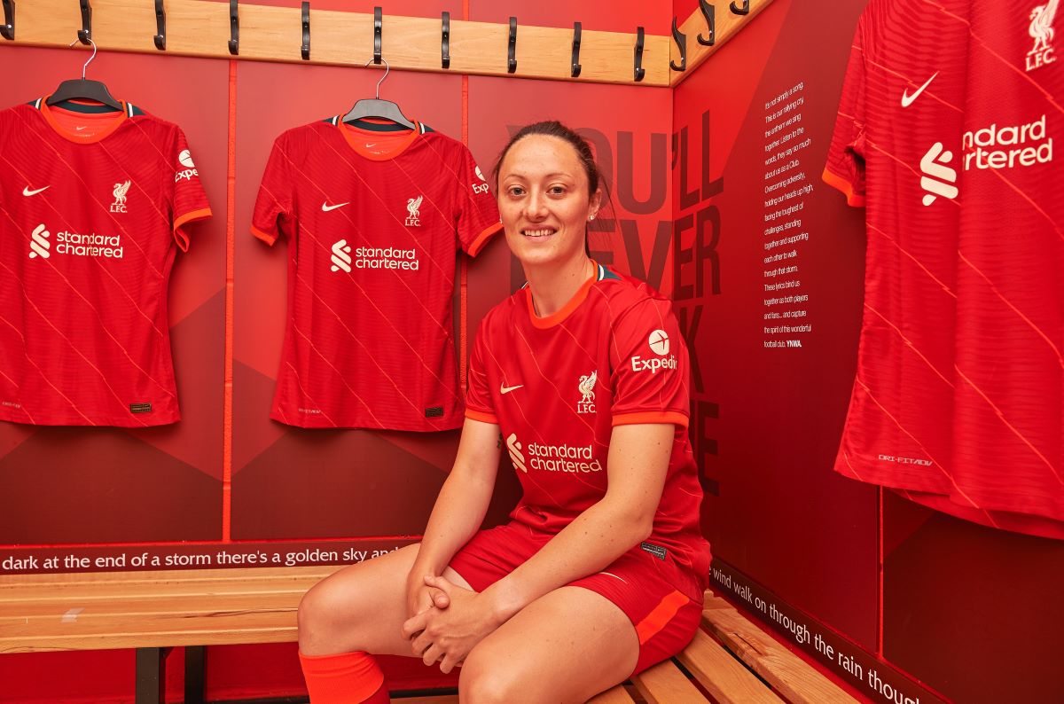 Liverpool's new signing, Megan Campbell