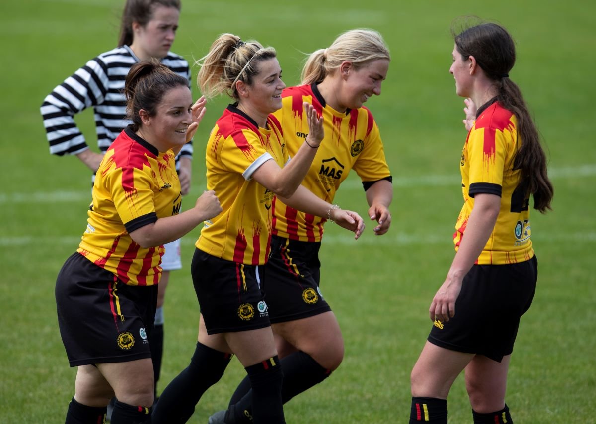 Partick Thistle players celebrate