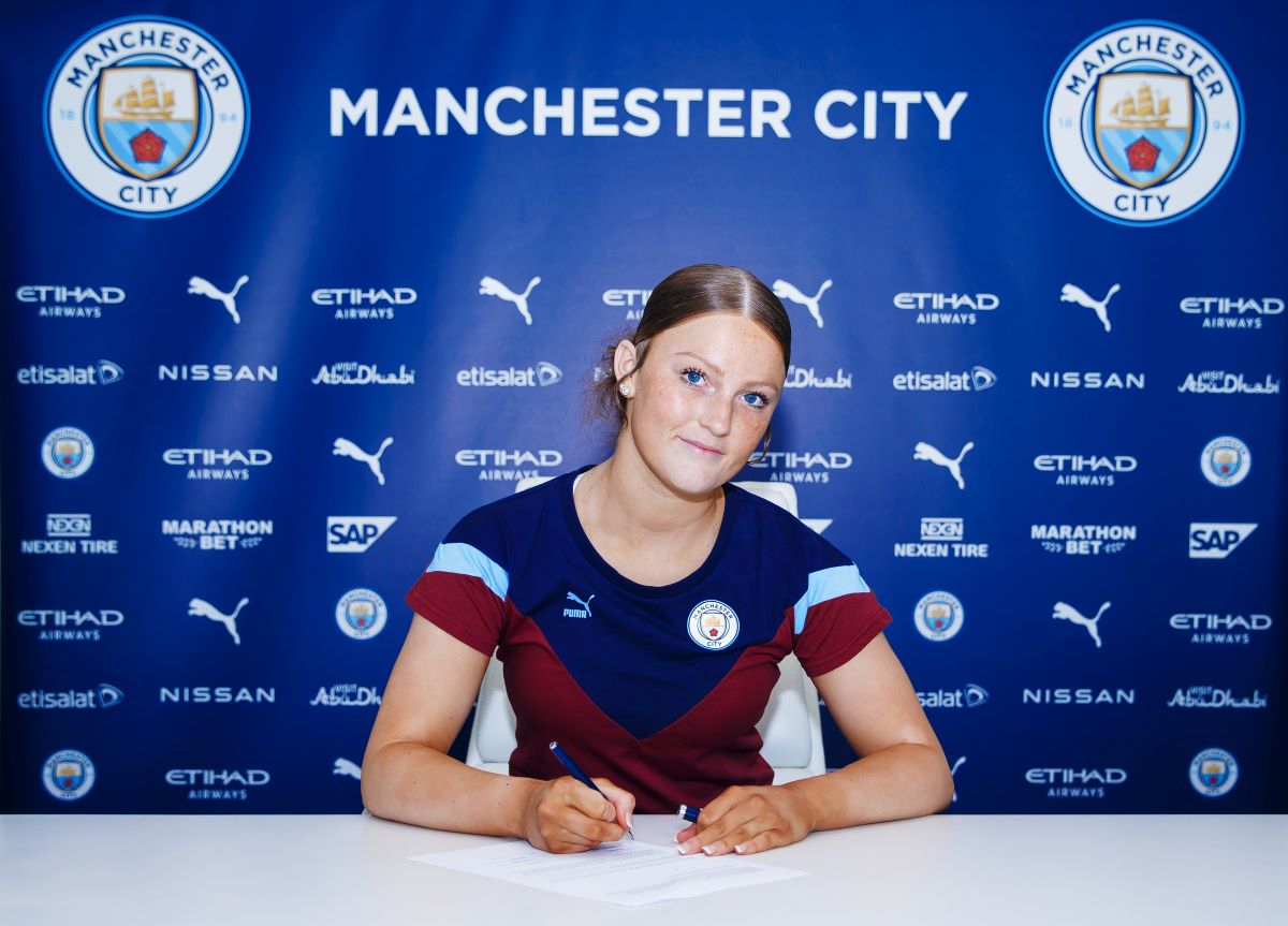 Man City's new signing, Ruby Mace