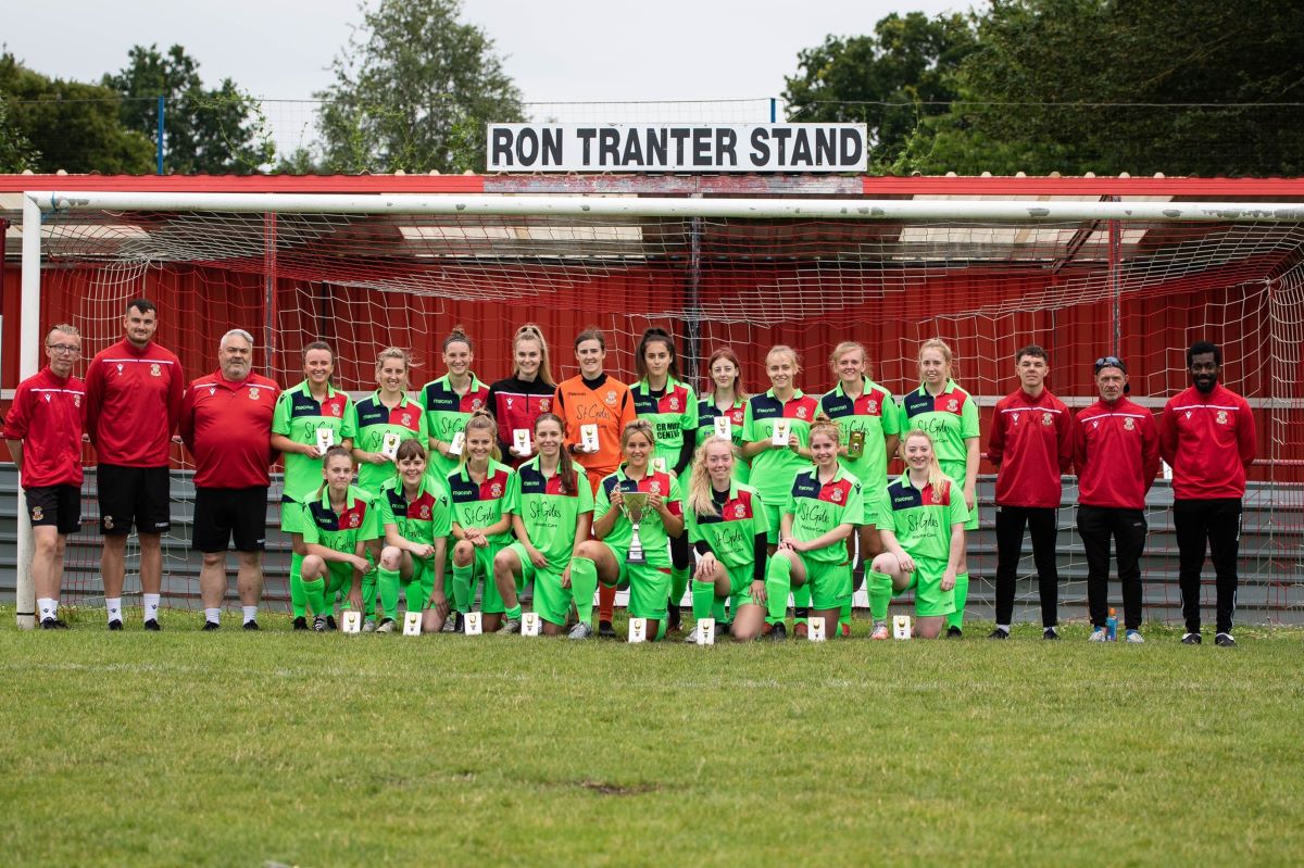 Tamworth FC Women win their first trophy