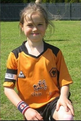 A young Wolves' Beth Merrick