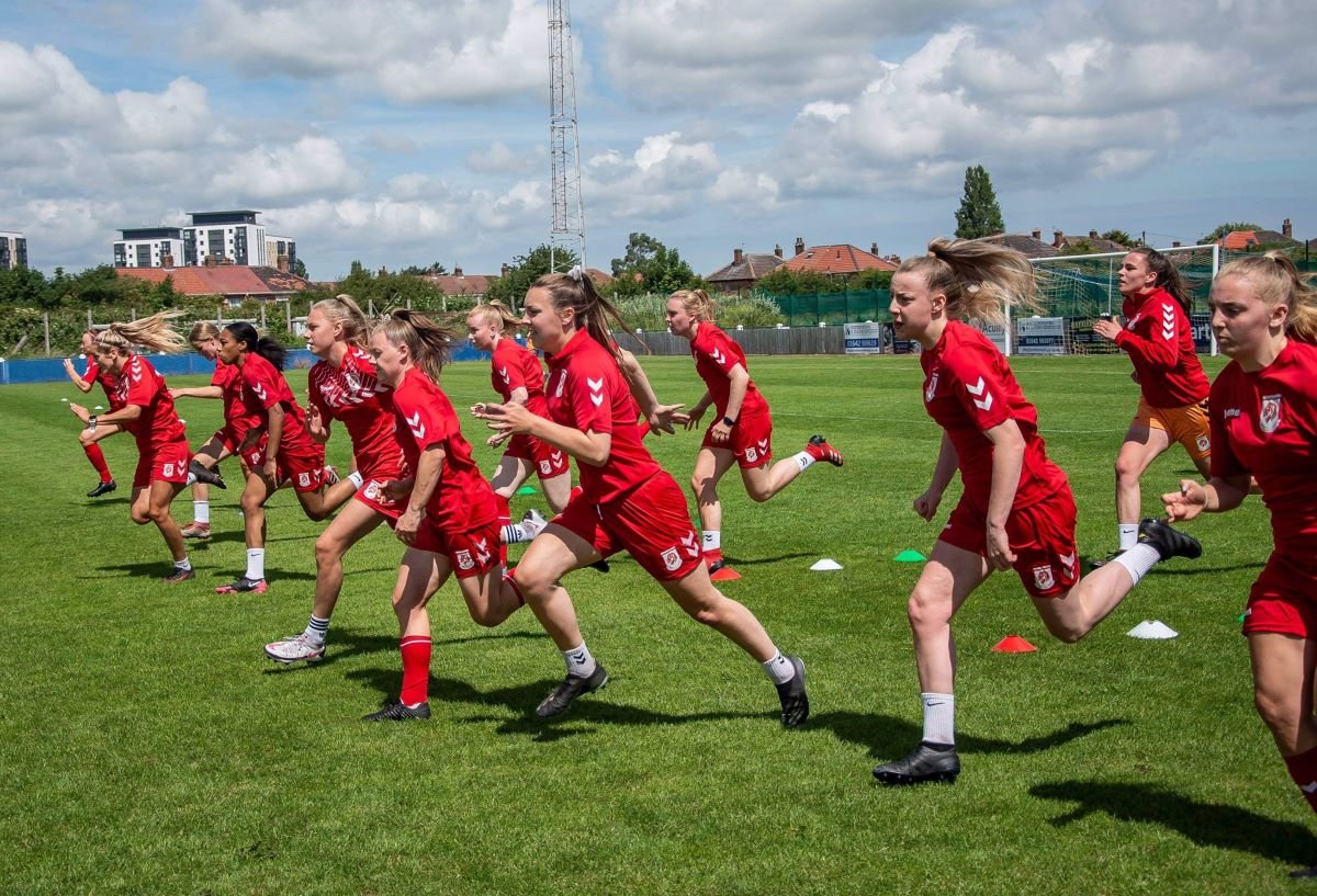 Pre-season match warm-up