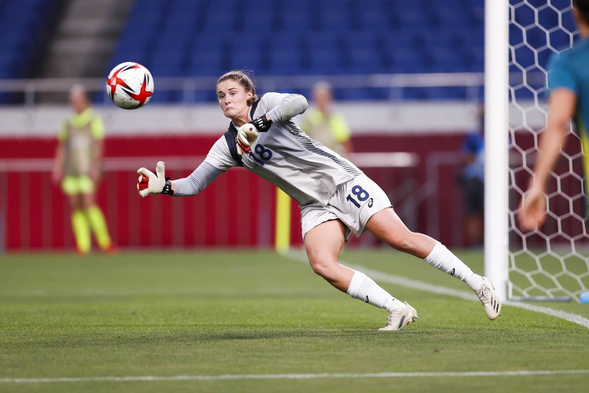 Australia goalkeeper Teagan Micah