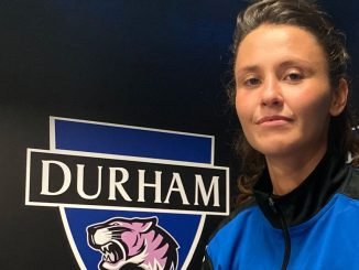 Durham's new signing, Liz Ejupi
