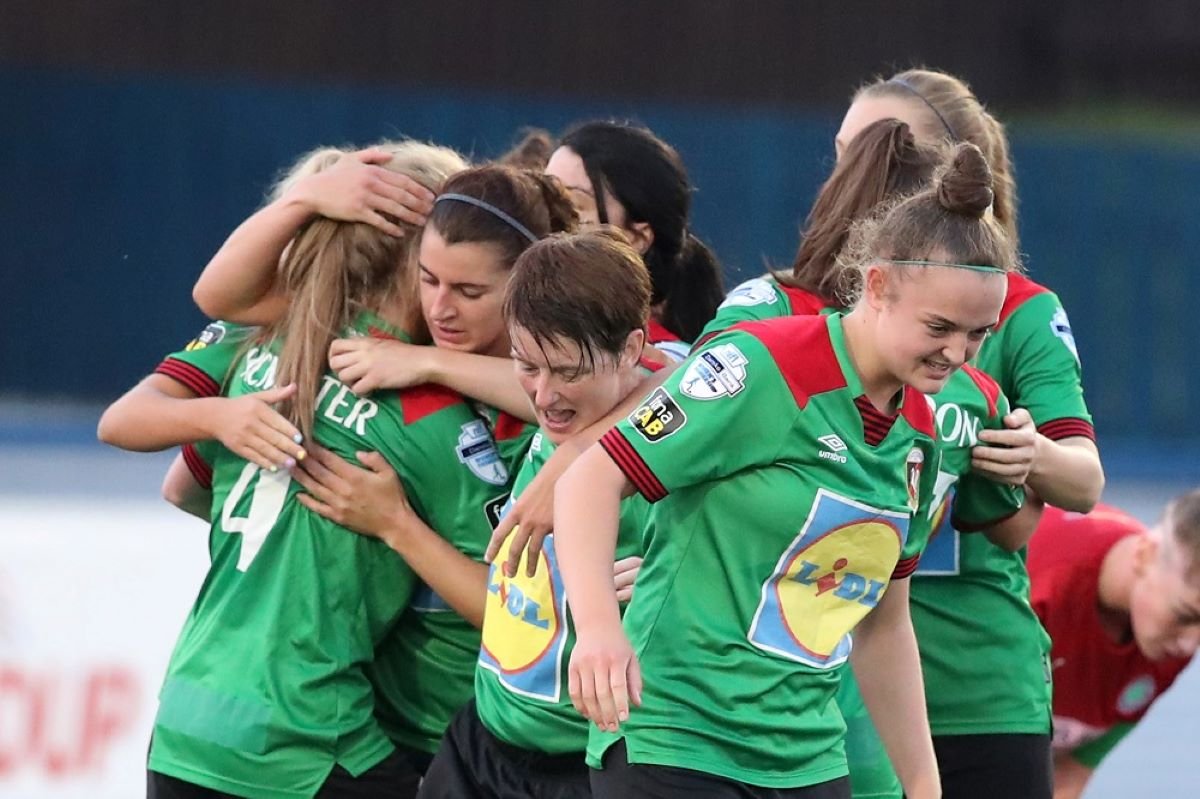 Glentoran reached the Electric Ireland Women's Cup Final