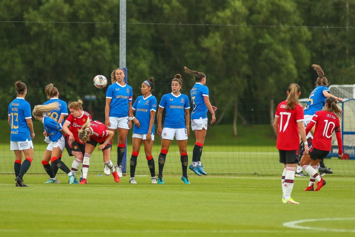 Man Utd won 5-0 at Rangers