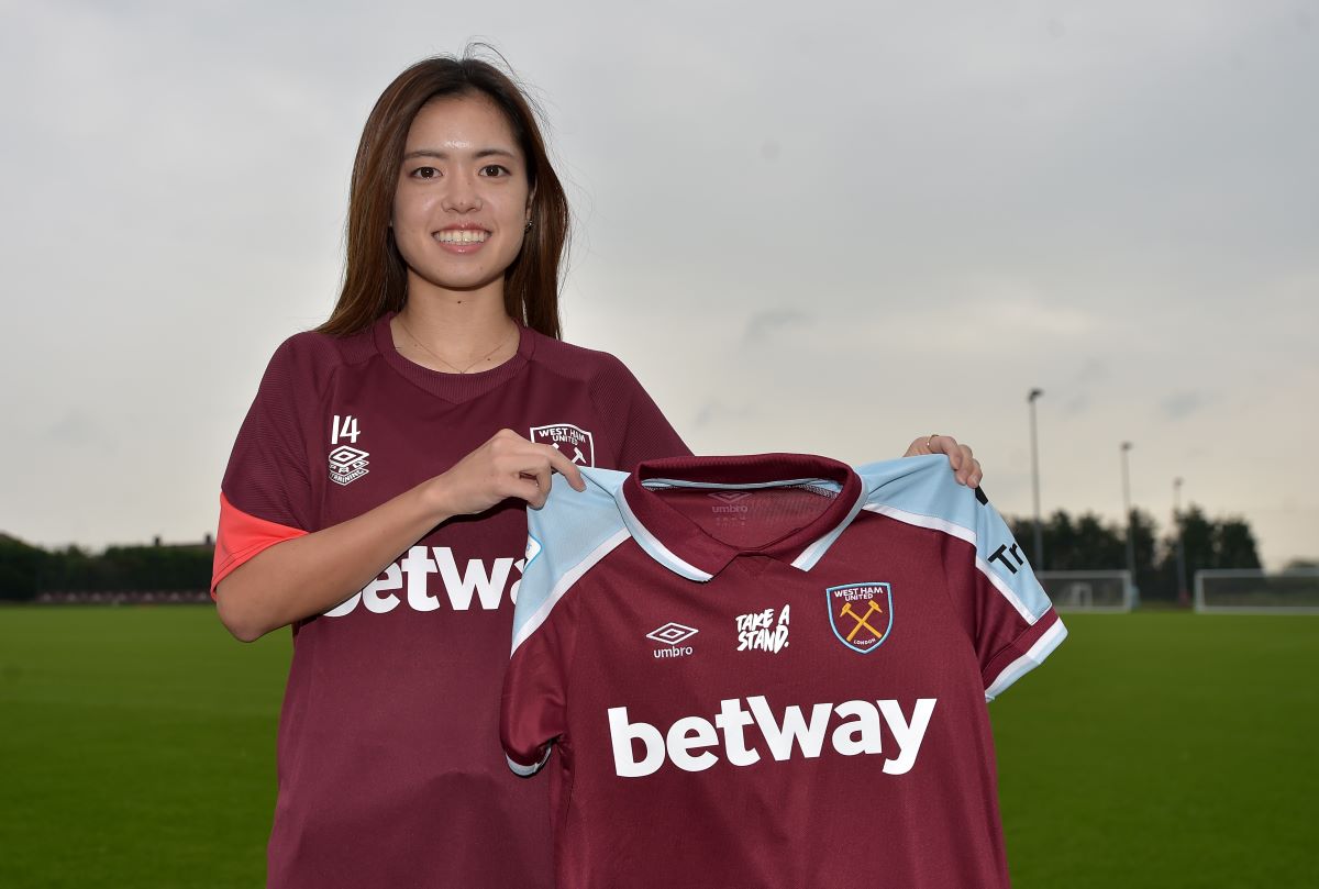 West Ham's new signing, Yui Hasegawa