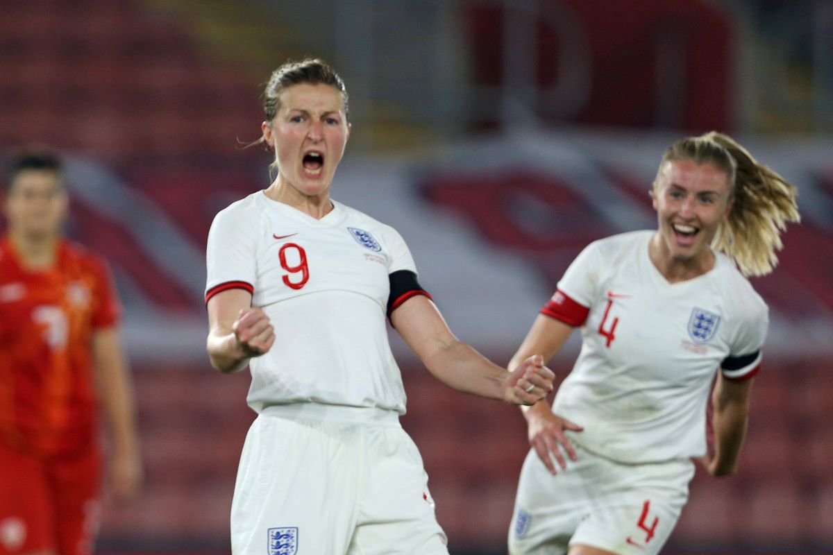 England's two-goal Ellen White