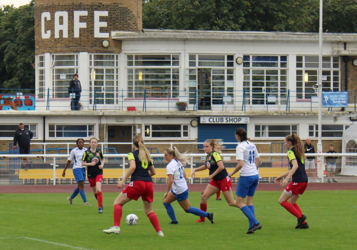 Stevenage got off the mark with victory at Enfield Town. 