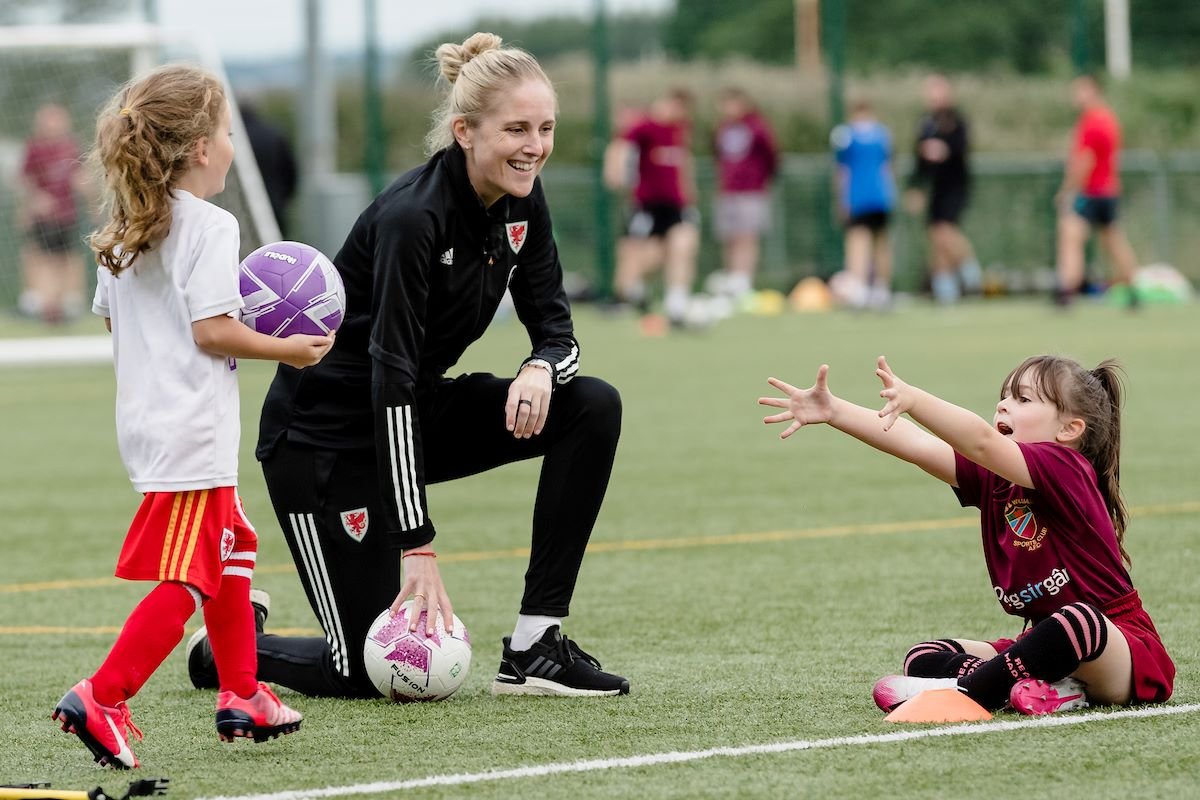 Wales manager gemma Grainger at Huddle Session