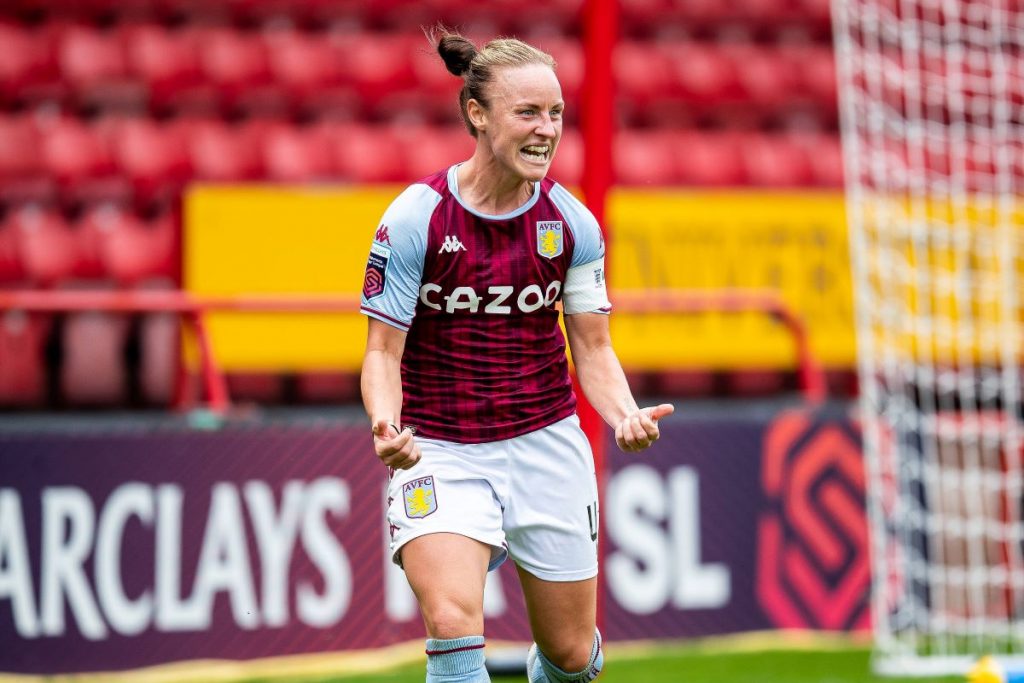 Aston Villa's Remi Allen celebrates a late goal