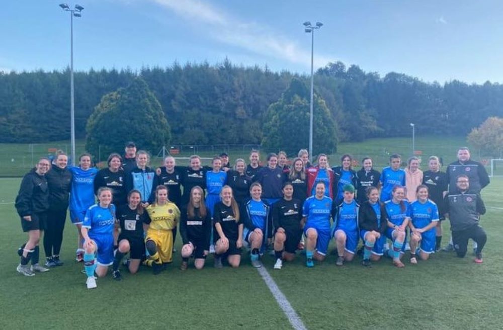 Rutherglen after their Scottish Women's Cup win over Nairn St Ninians