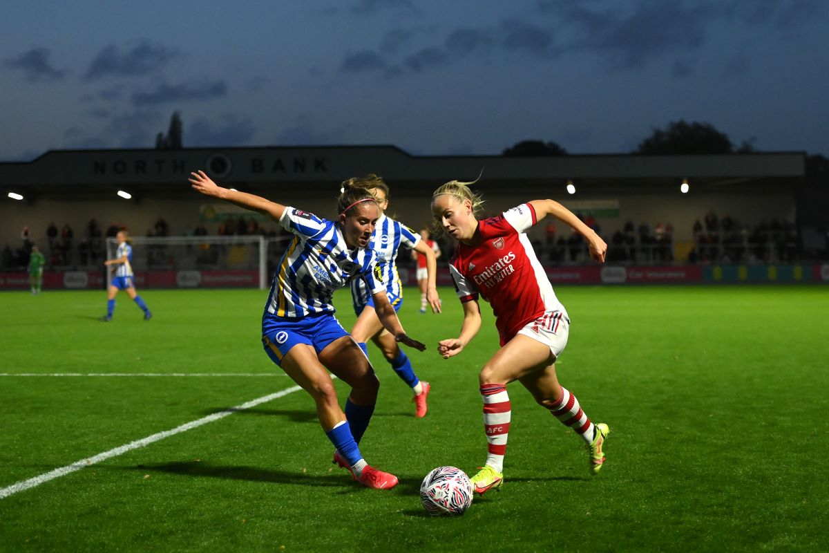 Arsenal beat brighton in the WFA Cup semis