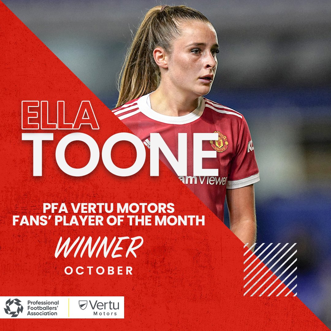 Ella Toone PFA Fans' POTM for October