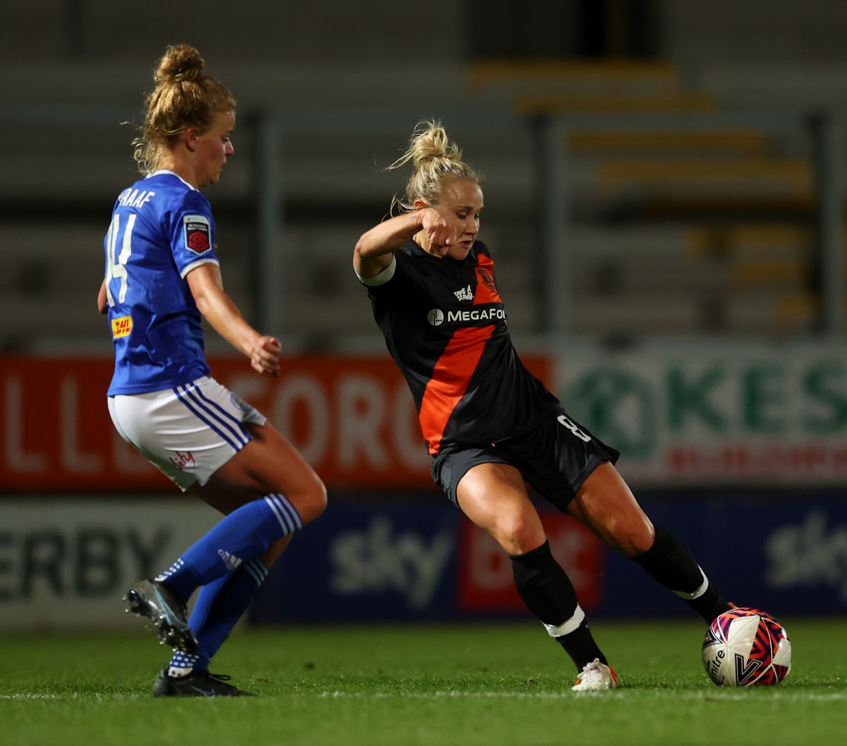 Izzy Christiansen scores Everton's second goal