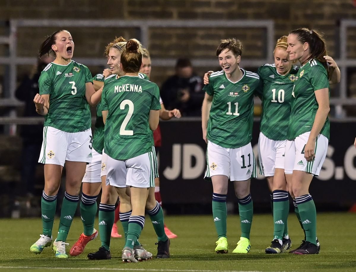 Northern Ireland celebrate