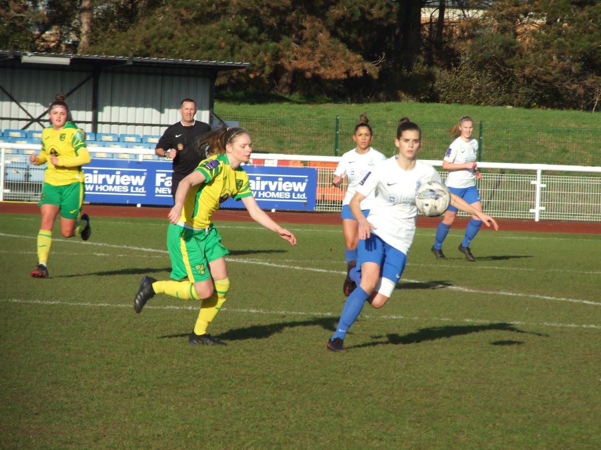 Norwich City were 2-1 winners at Enfield Town.