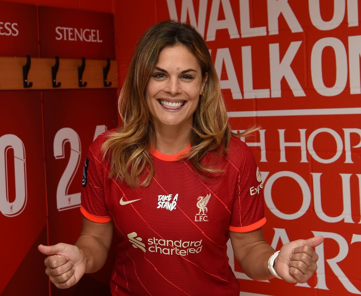 Liverpool's new signing, Katie Stengel