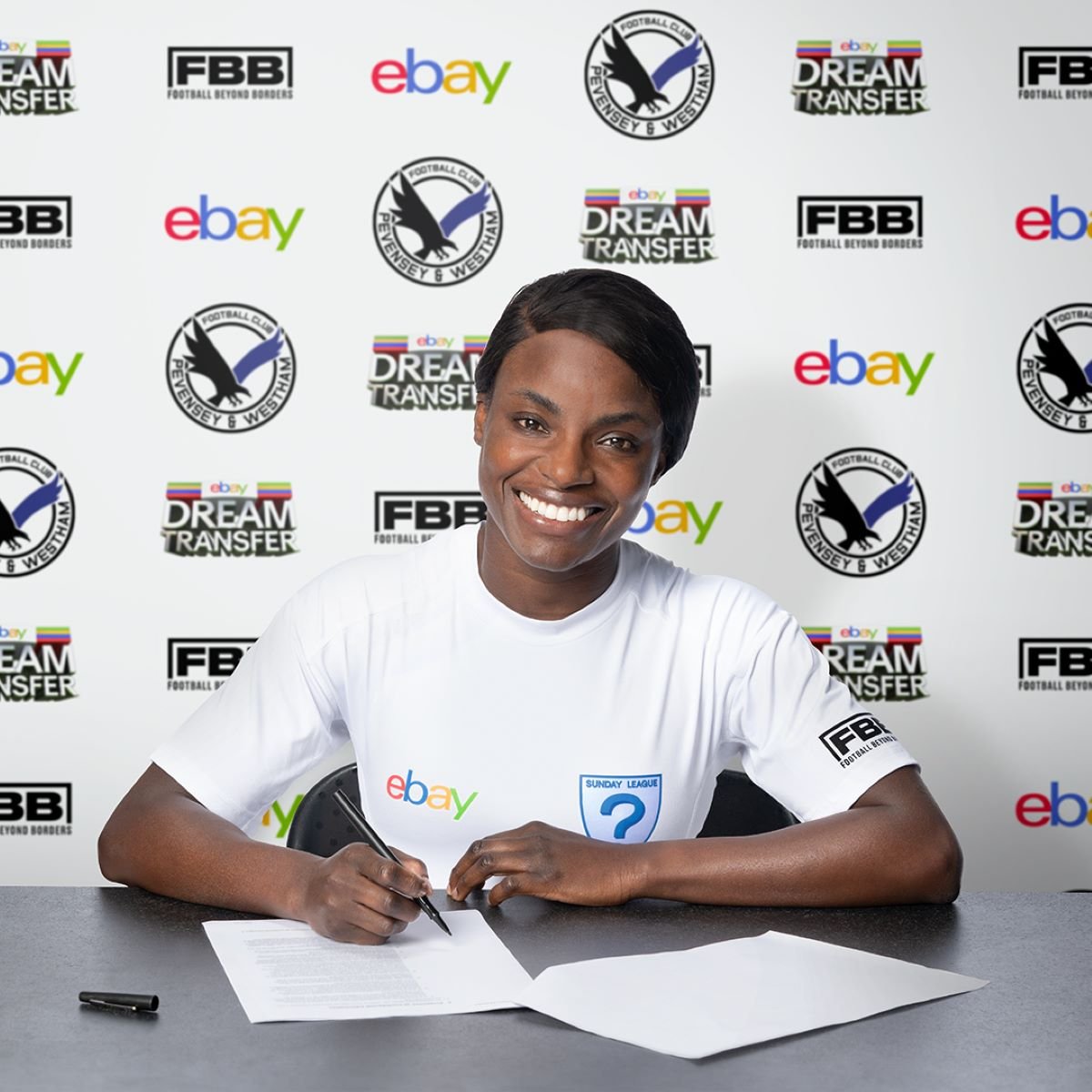 Eni Aluko signs for Sussex League side for £5 through ebay raffle