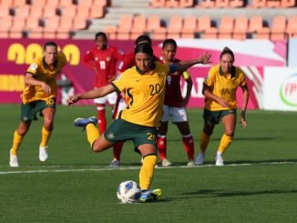 Sam Kerr became Australia's all-time top scorer