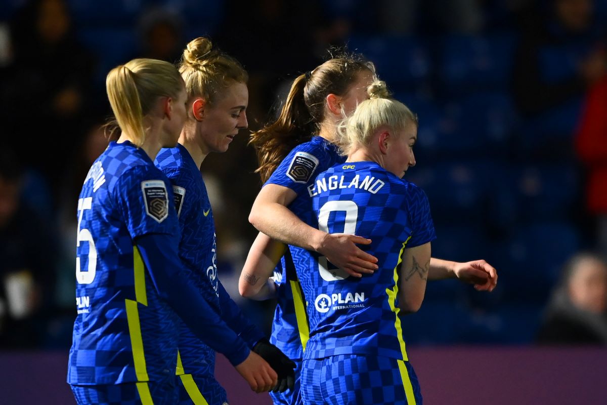 Barclays Fawsl Chelsea Women Back Up To Second Shekicks