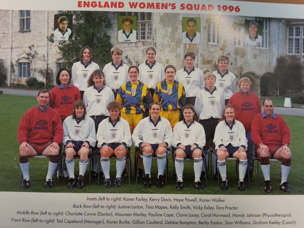 1996 england store squad