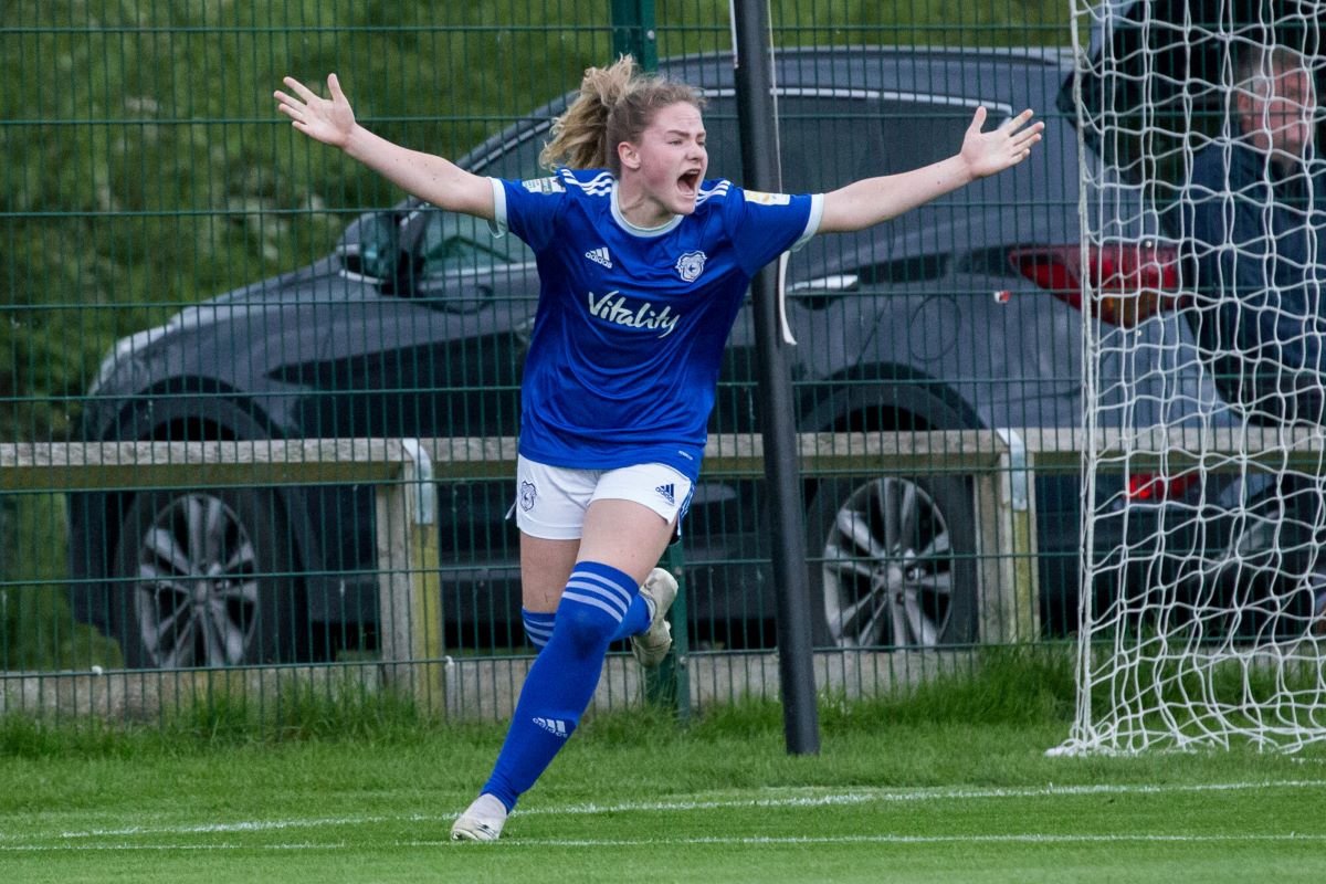 Cardiff City FC's three-goal phoebie poole