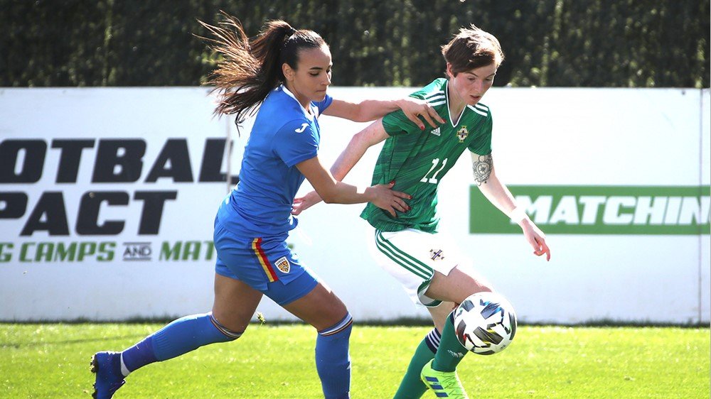 Northern Ireland Women lose 1-0 to Romania