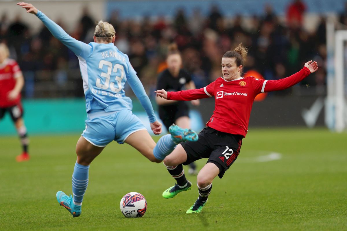 A Manchester derby in the Vitality Women's FA Cup on Sunday