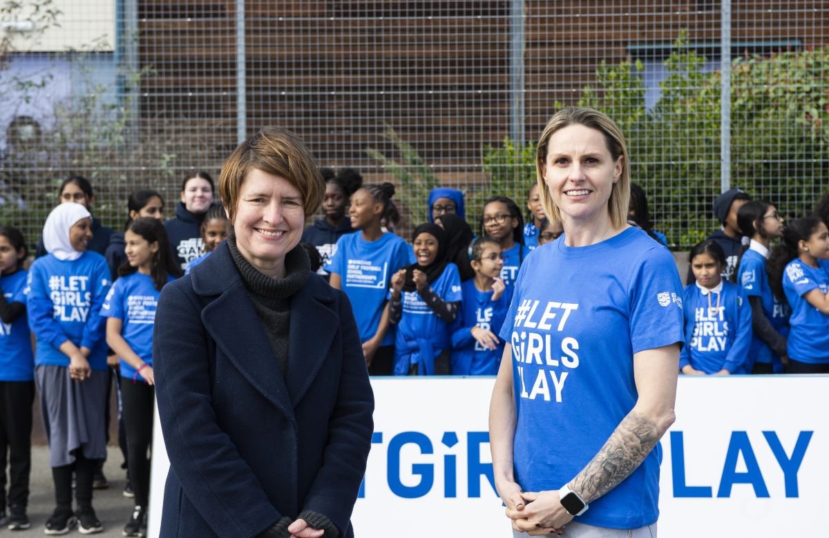 Let Girls Play campaign supported by Kelly Simmons and Kelly Smith