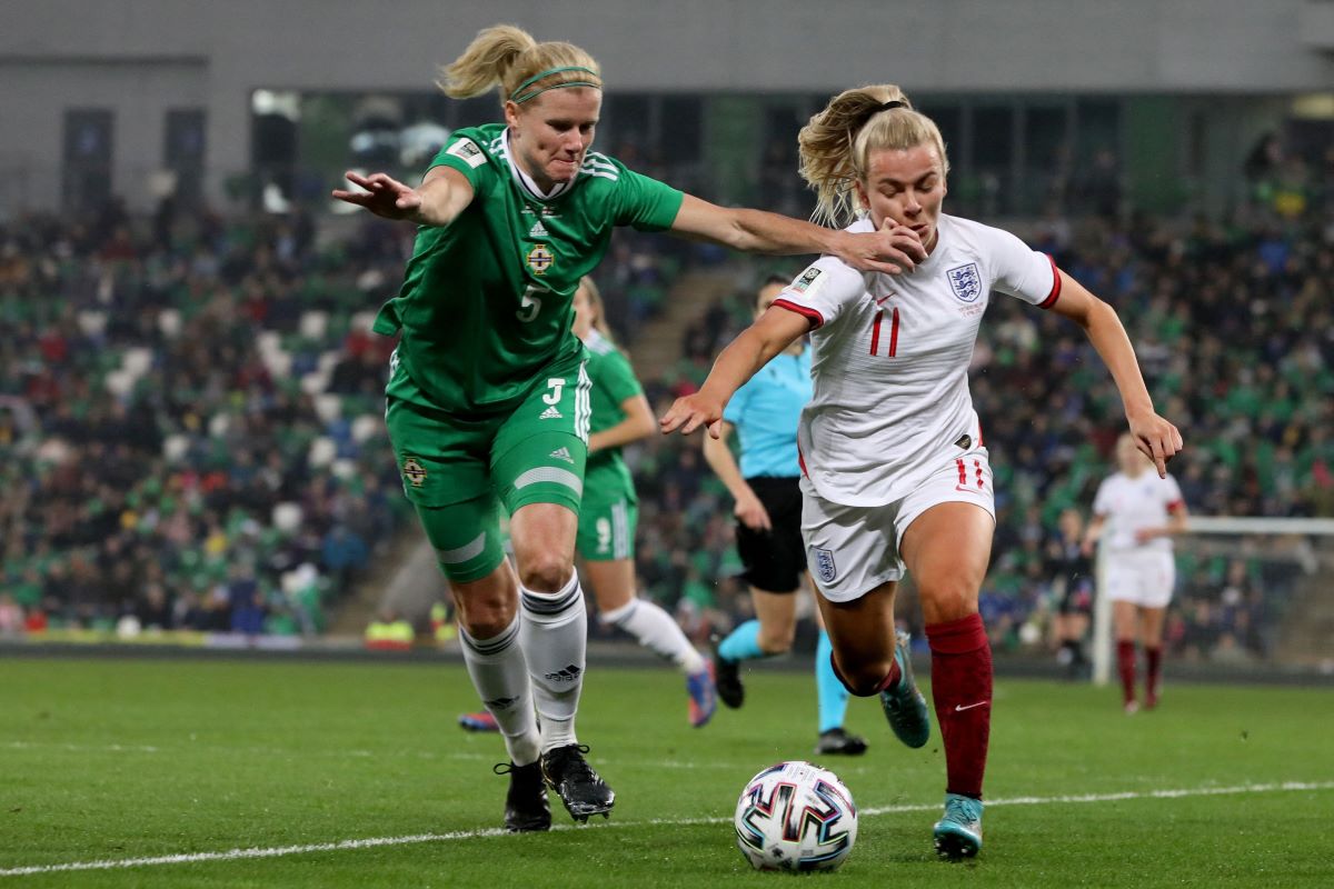 England won 5-0 away to Northern Ireland