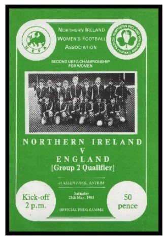 Northern ireland v England match programme