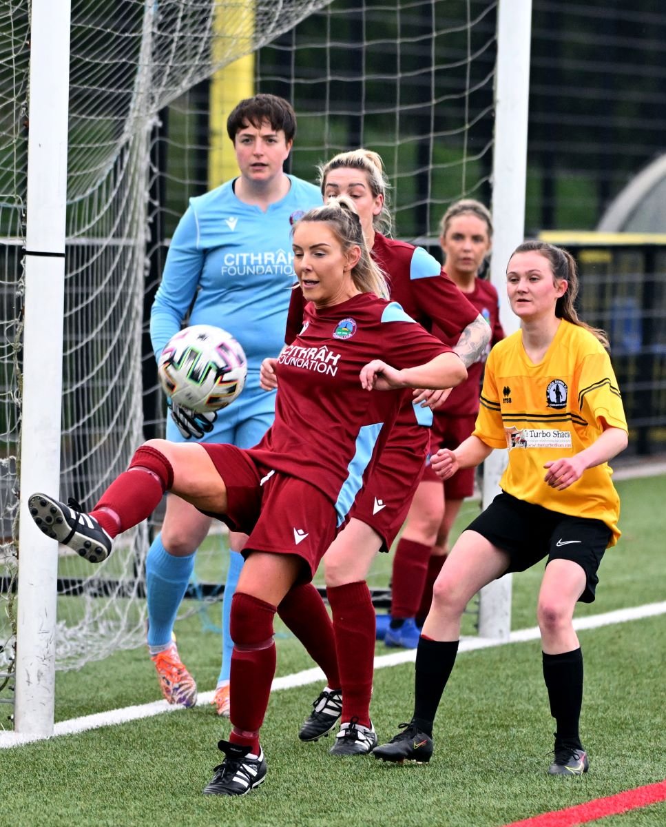 Top of the table game between Antrim Rovers Ladies v Greenisland