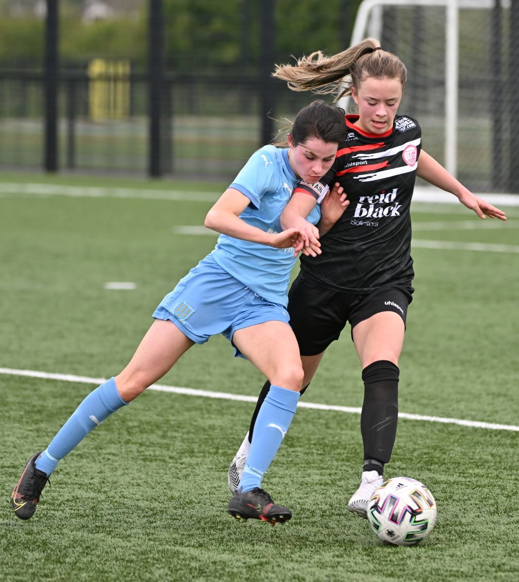 Ballymena United defeated Ballyclare Comrades 4-1 in the delayed Toalsbet County Antrim Cup tie.