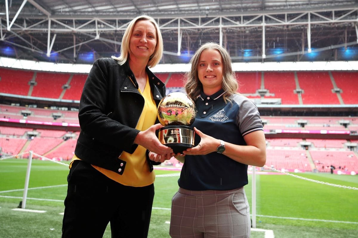 Liskeard Athletic's Chloe Williams won the Mitre FA Cup Golden Ball